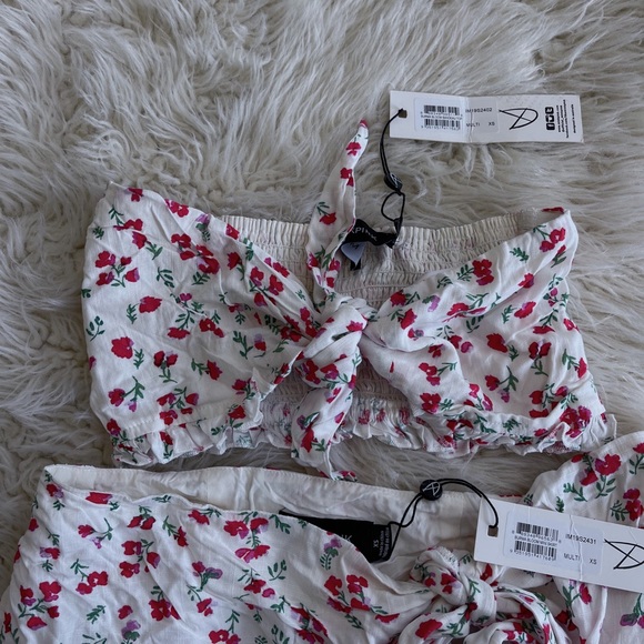 XS MINKPINK Burma Bloom Floral Two Piece Set - Picture 2 of 4